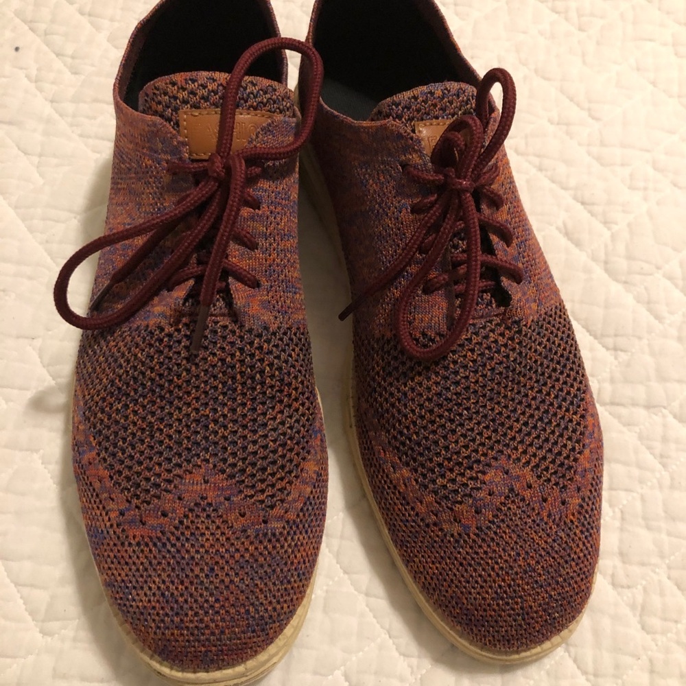 Knit Wingtip Oxfords